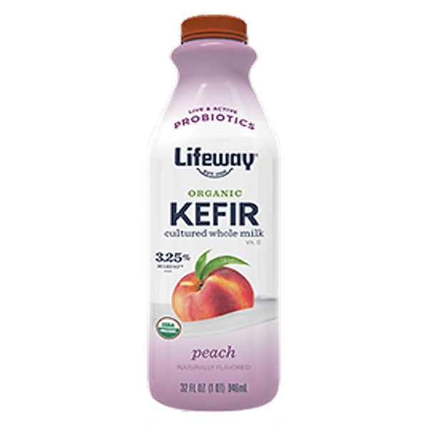 Organic Kefir Whole Milk Peach – 31.99 fl oz (946.0ml)